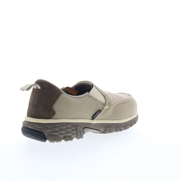 Nautilus Mens Breeze Slip-On Alloy Toe Electrical Hazard Brown Shoes (NWT) - Picture 7 of 7